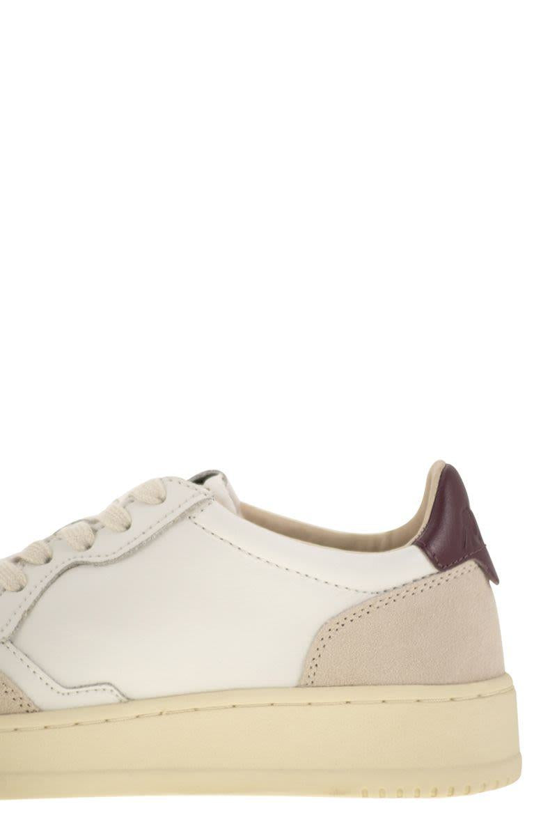 Autry Medalist Low - Sneakers i läder och mocka
