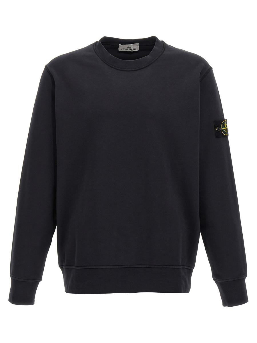Stone Island-tröja med logotypmärke