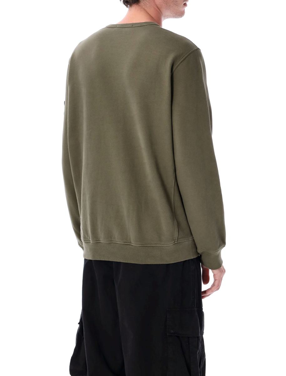 Stone Island borstad ekologisk bomullströja