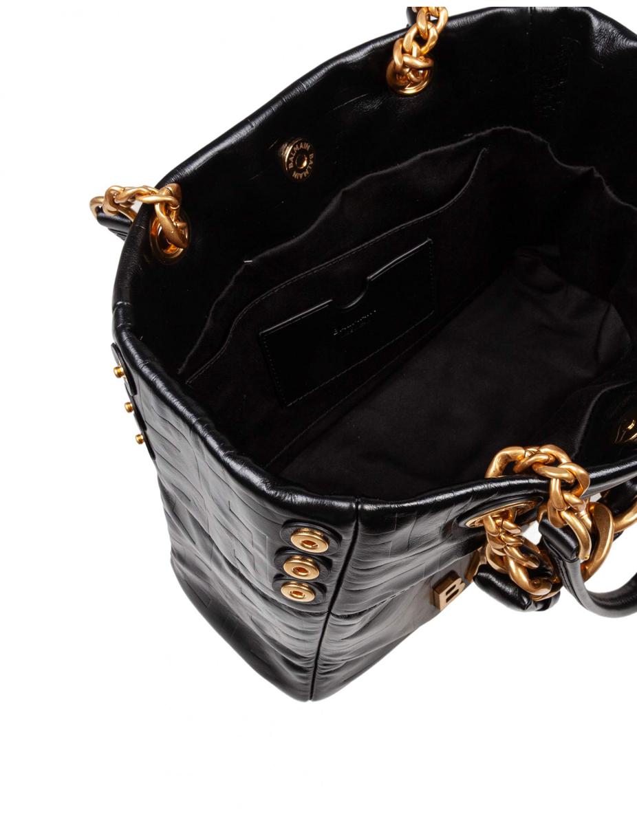 Balmain 1945 mjuk liten kalvskinnsväska