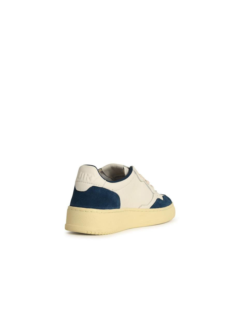 Autry 'Medialist' Blå Lädersneakers
