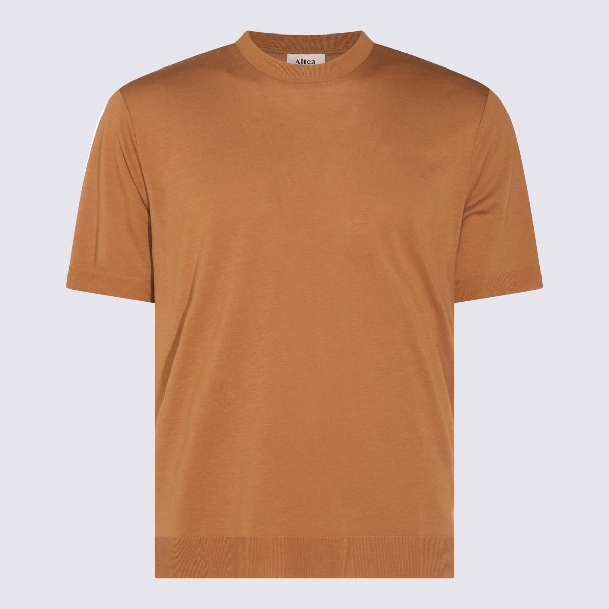 Altea Camel bomulls-T-shirt