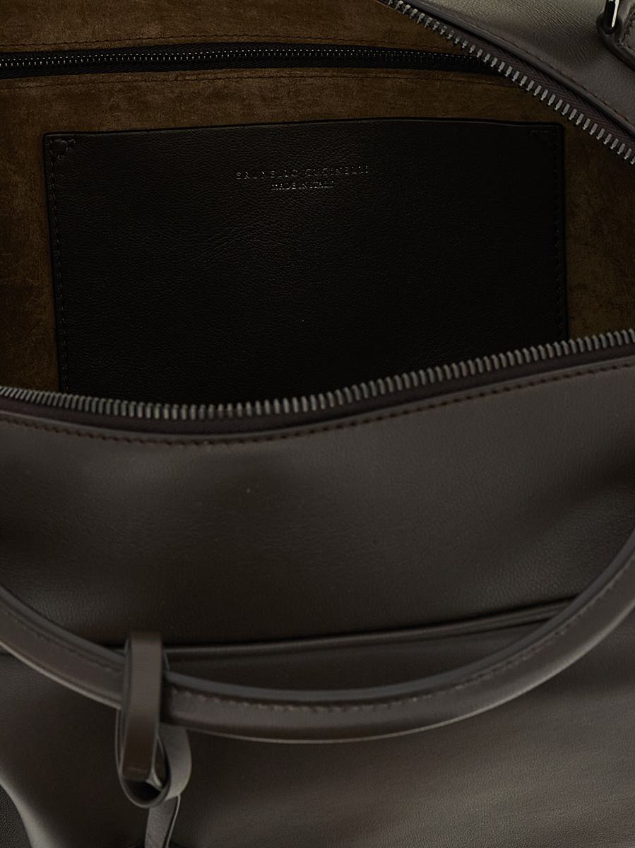 Brunello Cucinelli 'Boston Explorer' Mellanstor Handväska