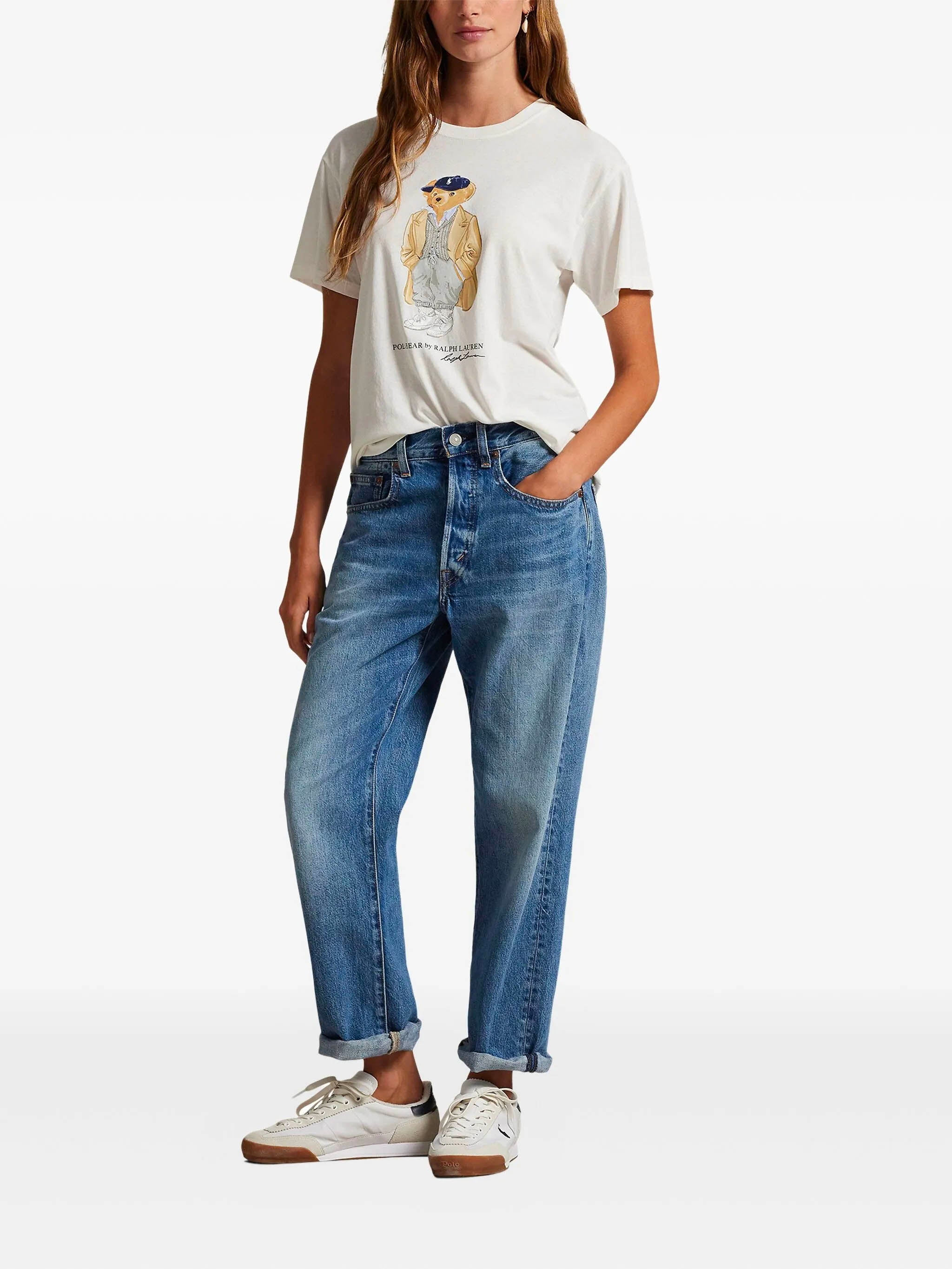 Polo Bear-t-shirt i bomullsjersey