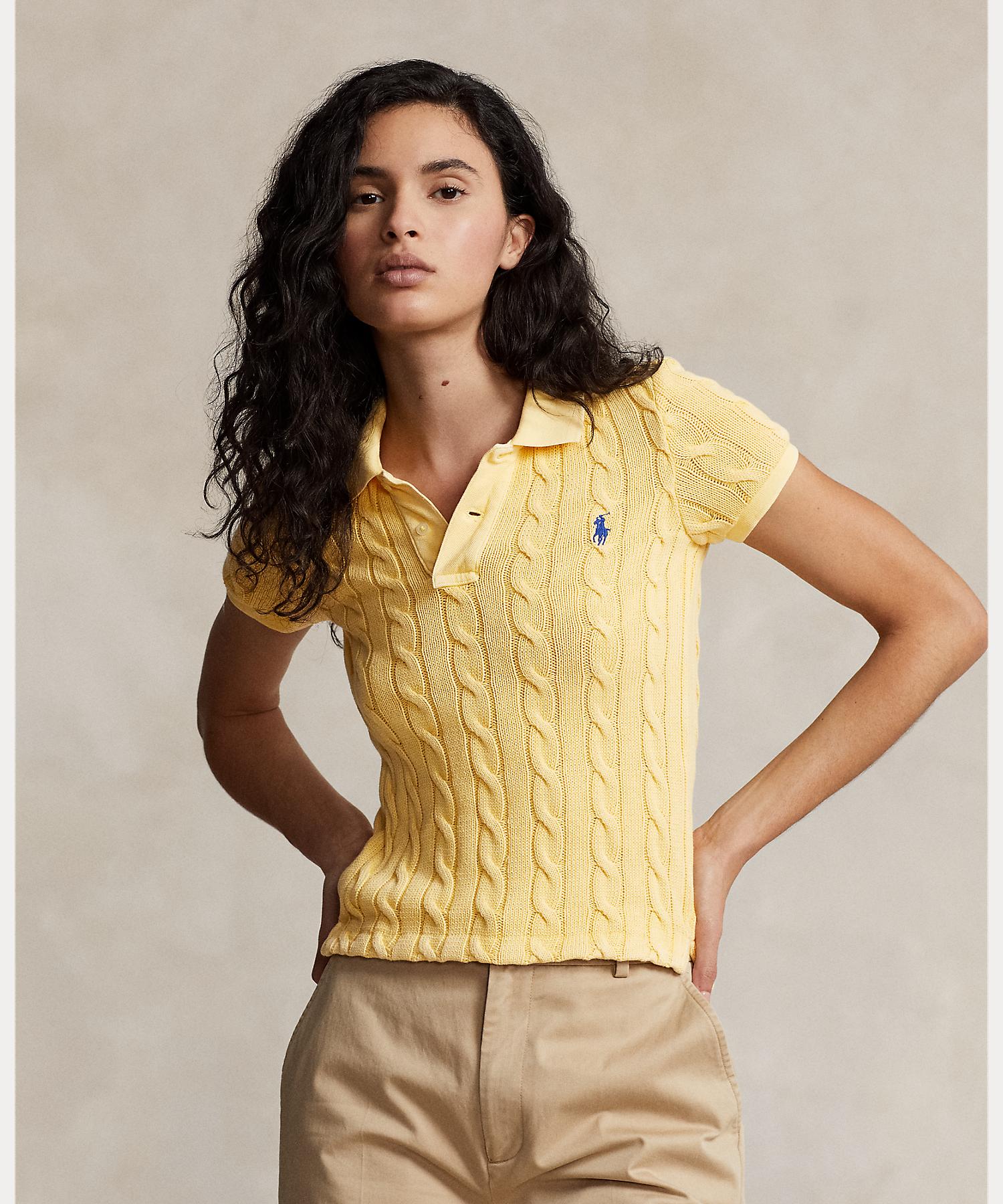 Polo Ralph Lauren kabelstickad pikétröja