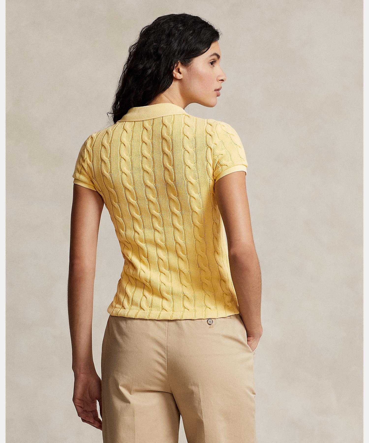 Polo Ralph Lauren kabelstickad pikétröja