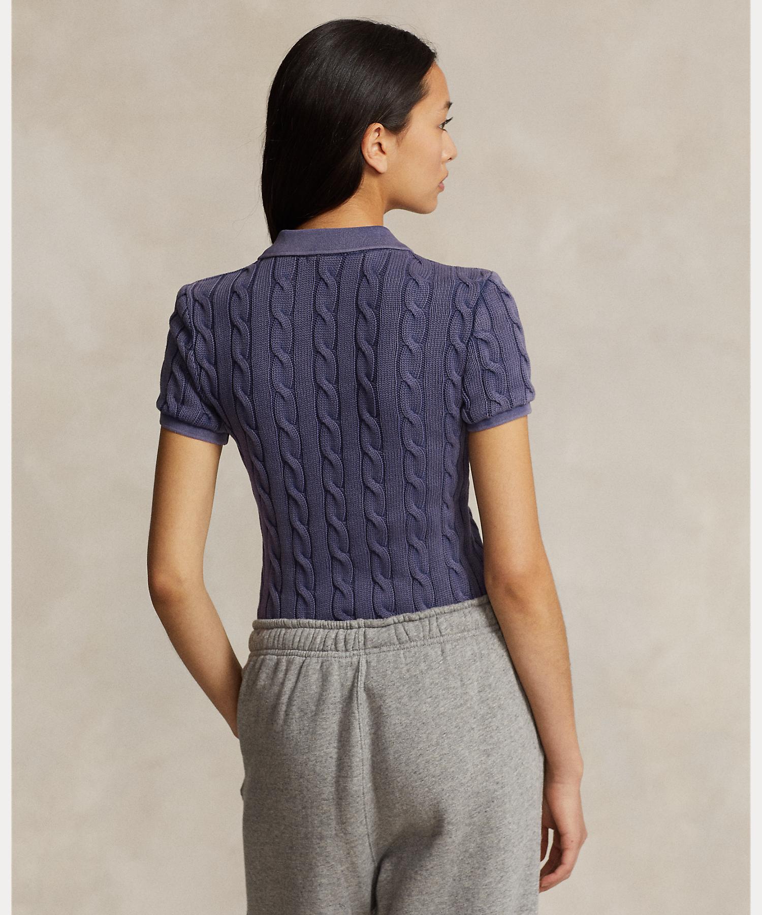 Polo Ralph Lauren kabelstickad pikétröja