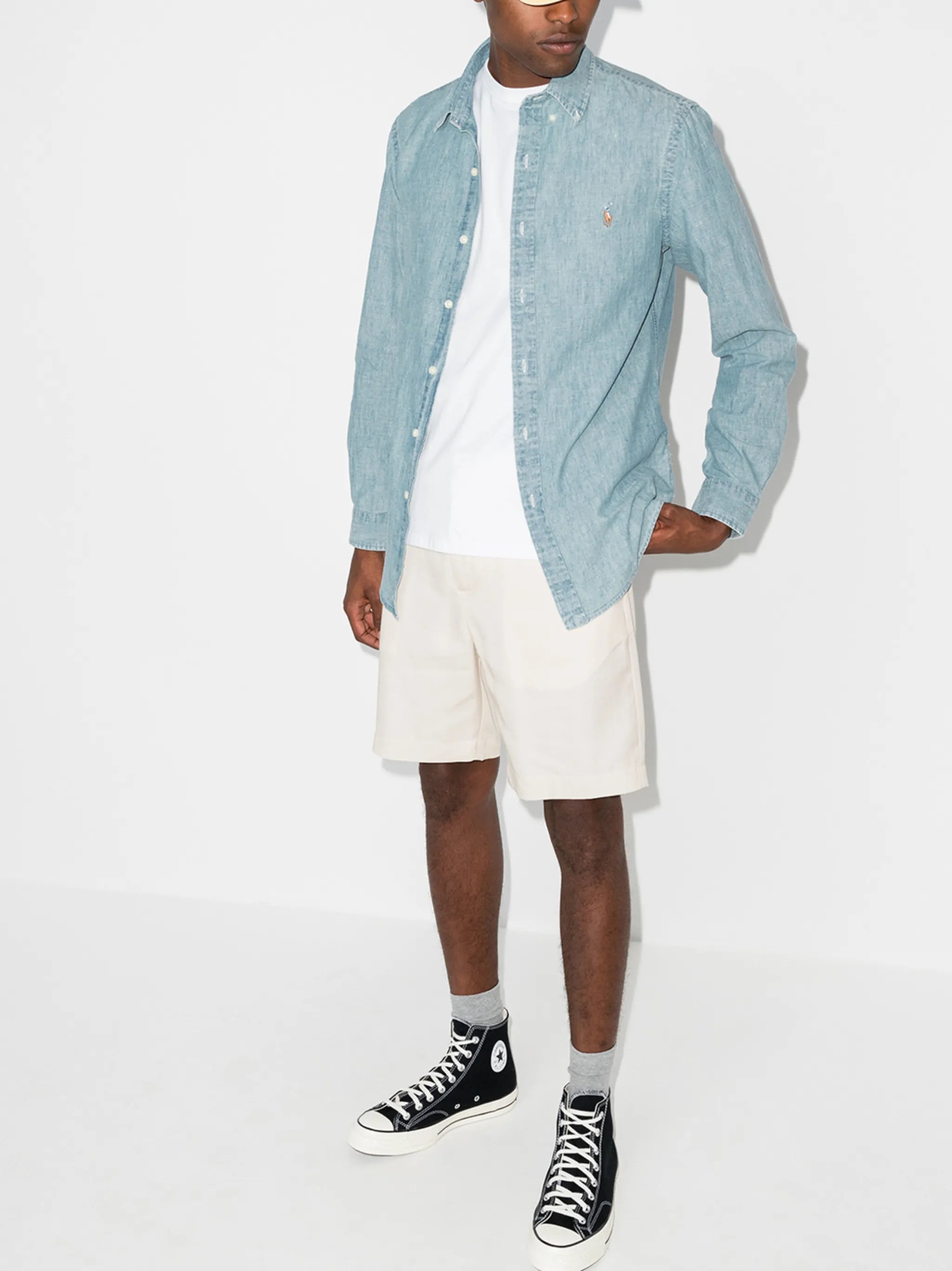 Anpassad denimskjorta