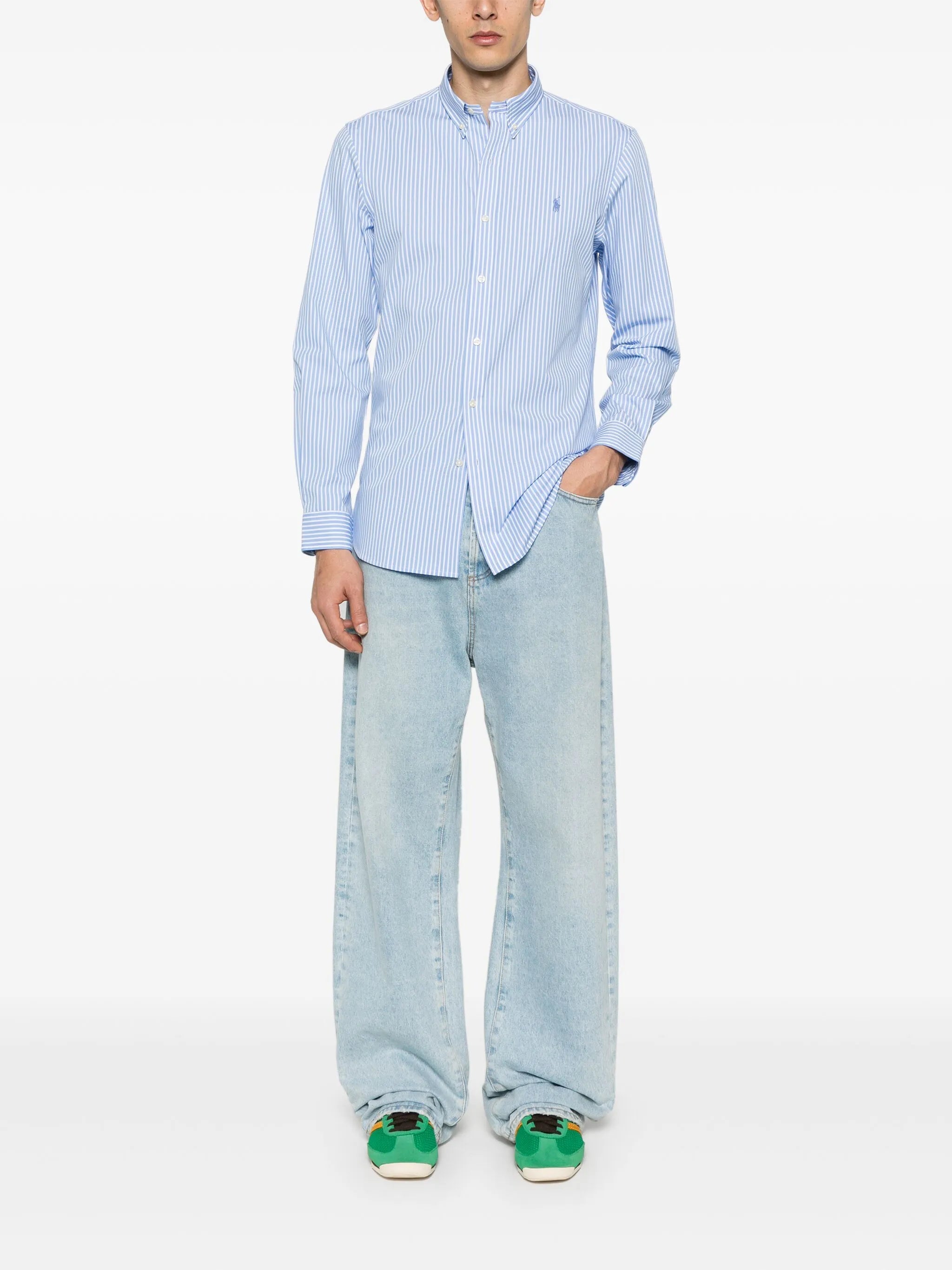 Slim fit oxfordskjorta