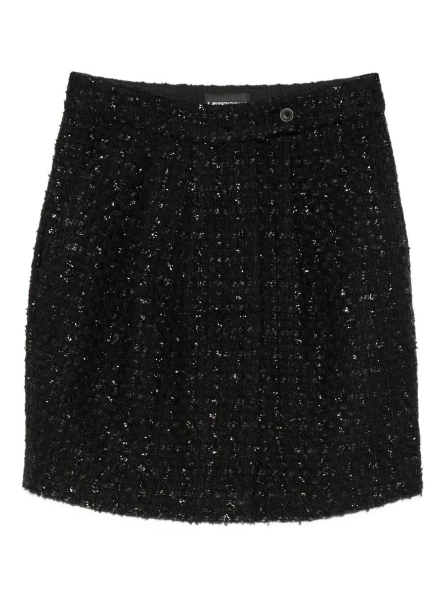 Emporio Armani minikjol i ullblandning
