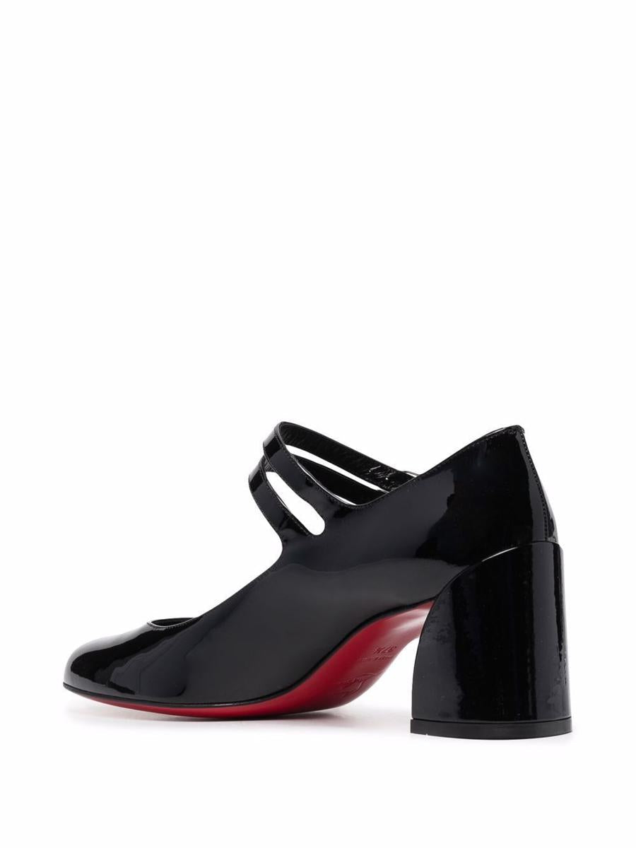 Christian Louboutin med klack svart