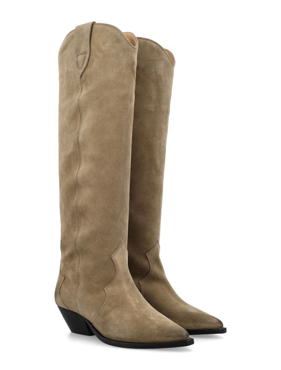 Isabel Marant Denvee Mocka Cowboy Stövlar