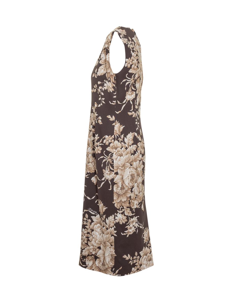 Dolce & Gabbana Dolce & Gabbana Ärmlös Blommig Klänning
