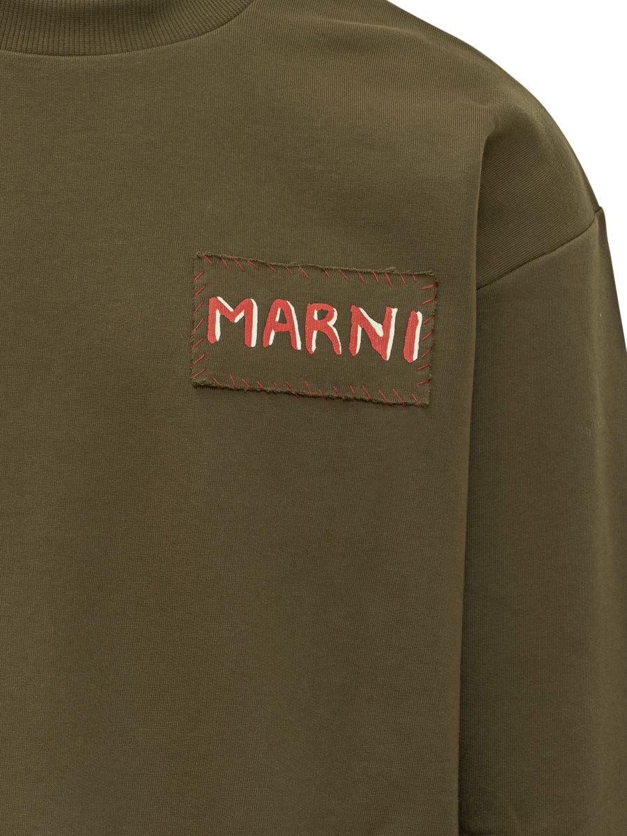 Marni tröja med broderad logotyp Marni