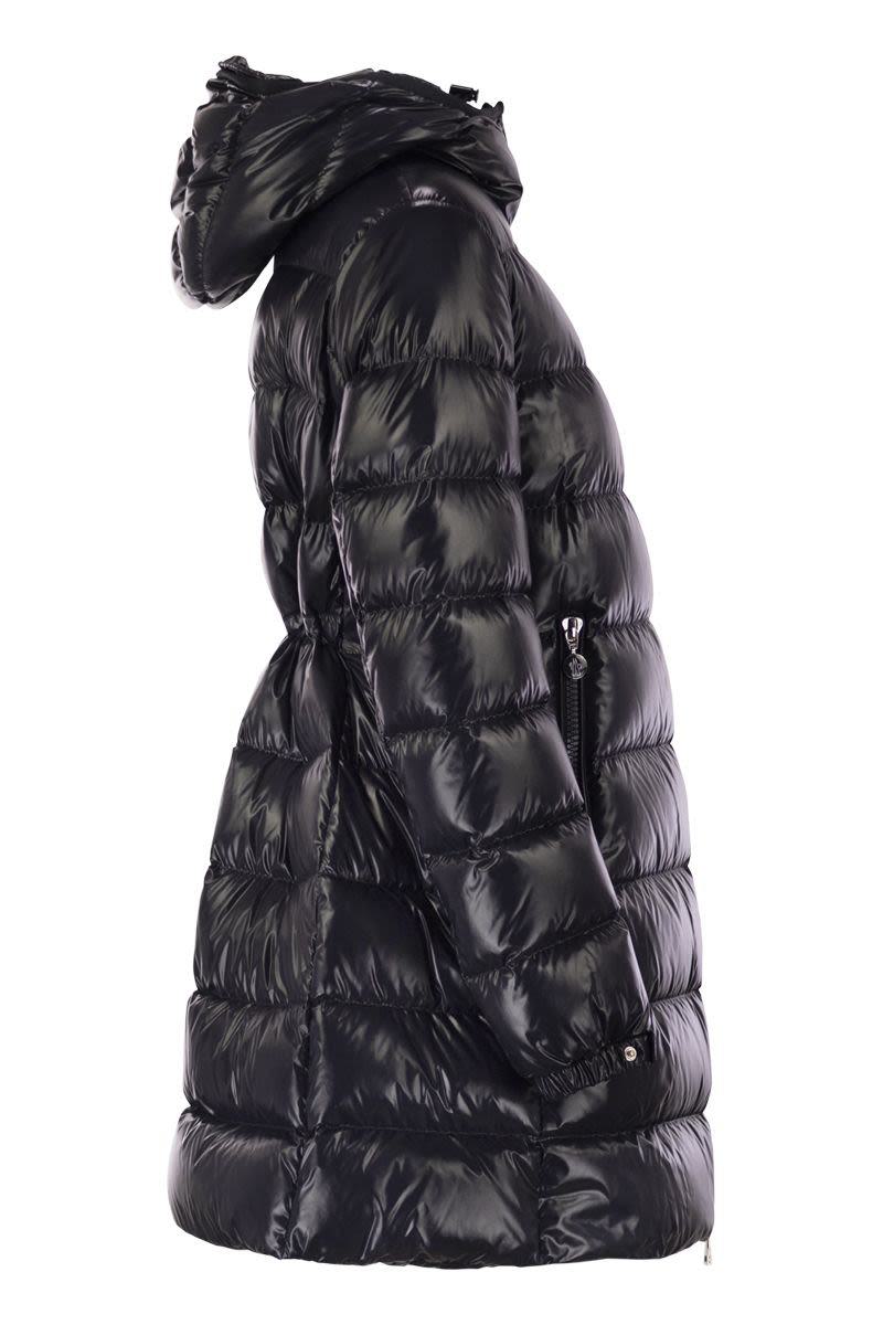 Moncler Courcelles - Midi-dunjacka med huva
