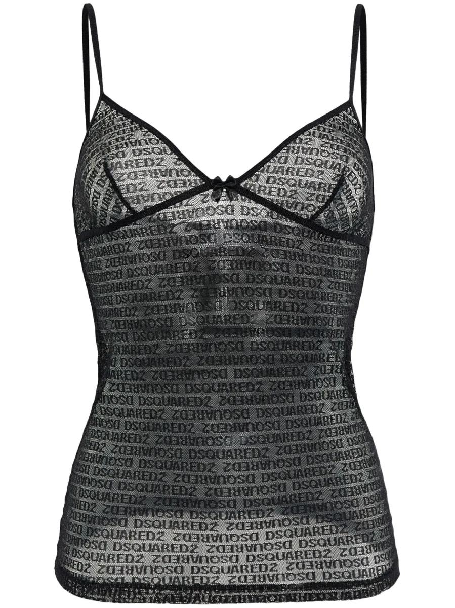 DSQUARED2 Spetslinnetopp