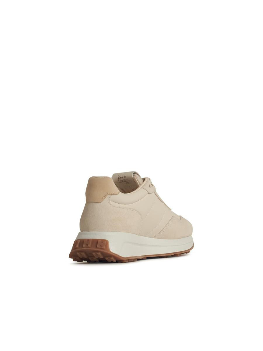 Hogan 'H641' Beige Lädersneakers