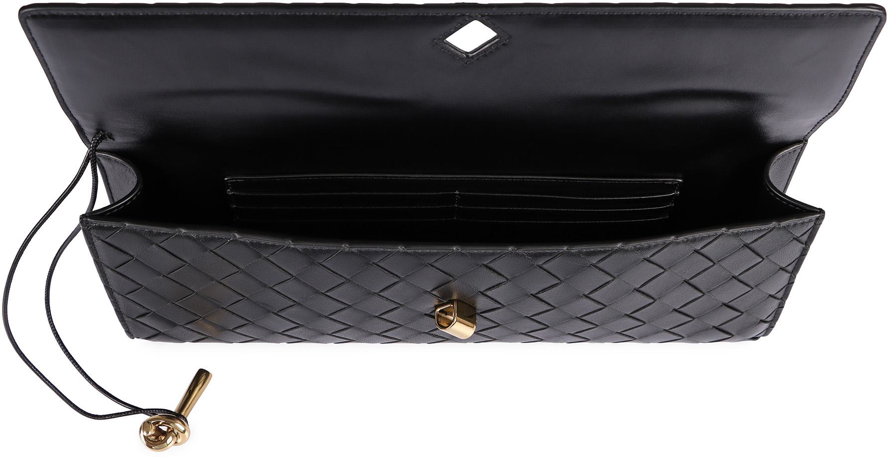 Bottega Veneta Andiamo Läder Clutch