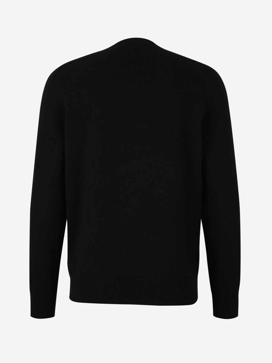Alexander McQueen kashmirtröja med logotyp