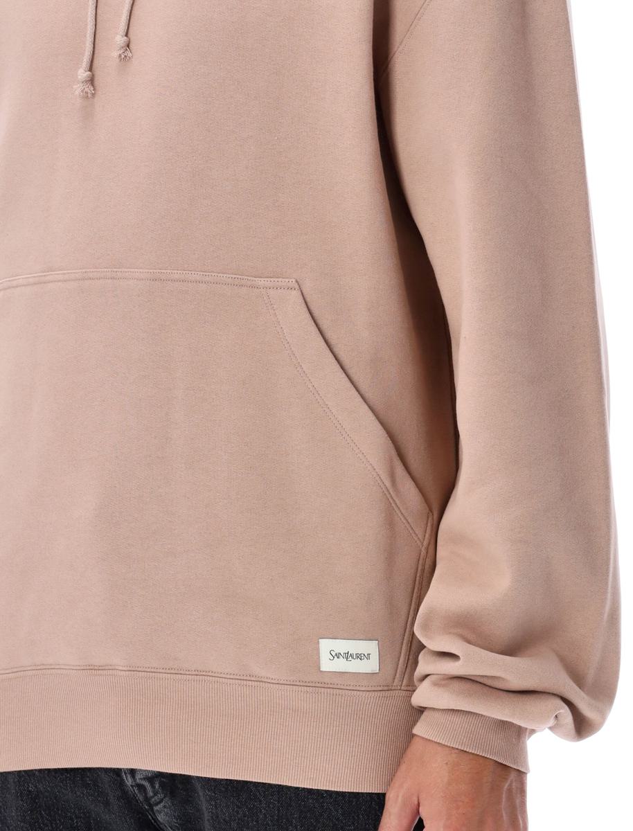 Saint Laurent-huvtröja med logotypplakett
