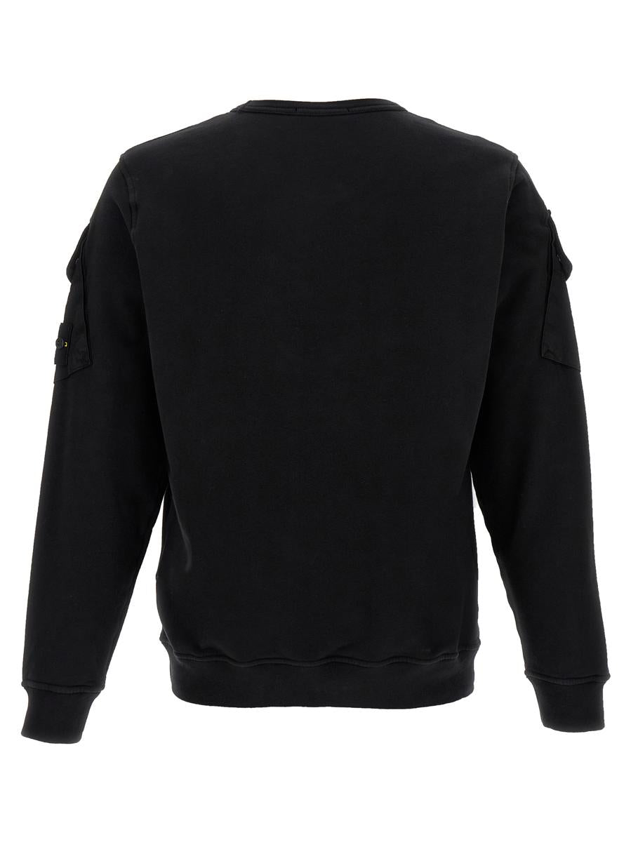 Stone Island-tröja med logotypmärke
