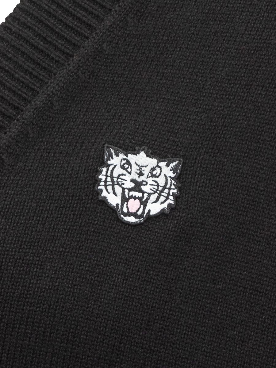 Kenzo Kenzo Herr Svart Kofta Med Tigerlogotyp