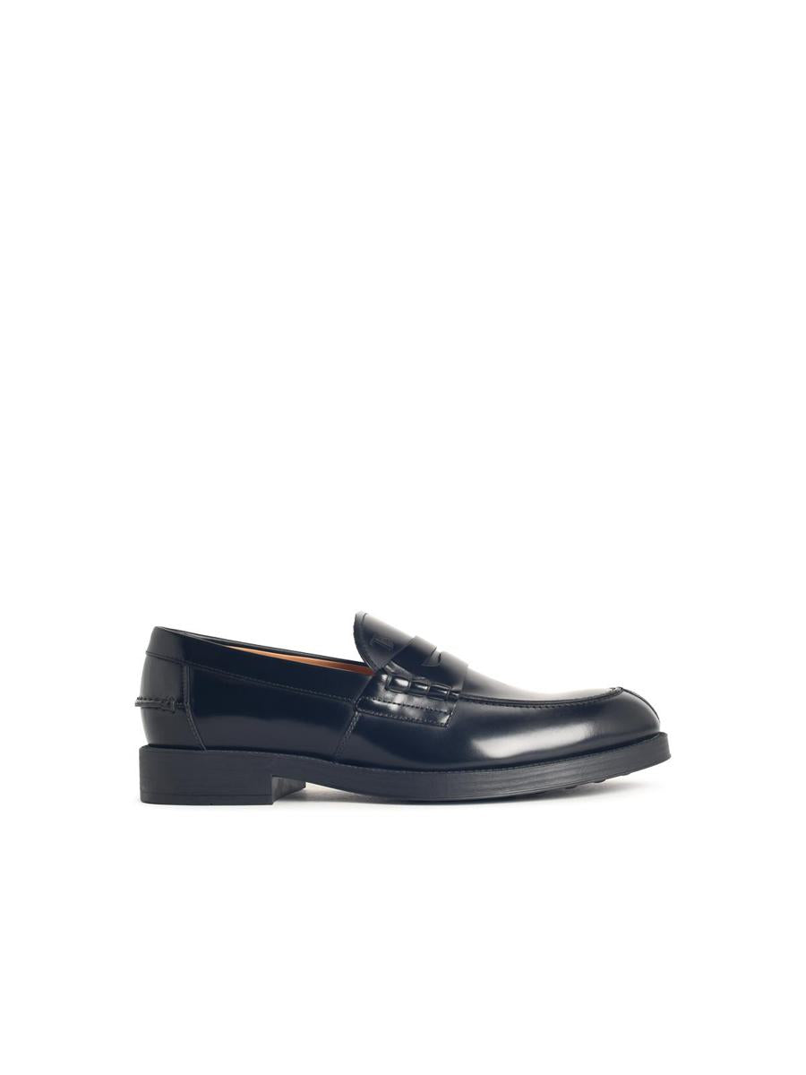 Tod's svarta läderloafers