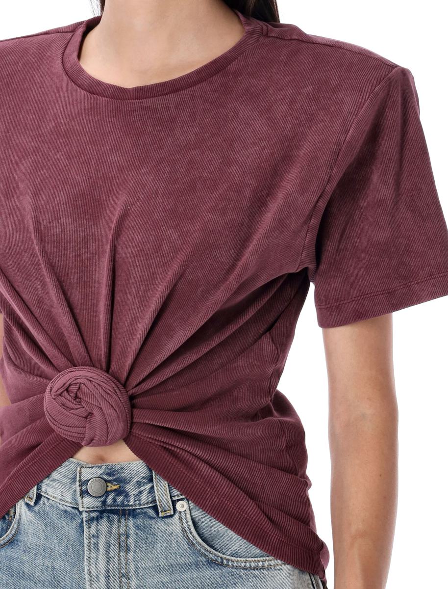 Magda Butrym Knuten Ribbad T-shirt