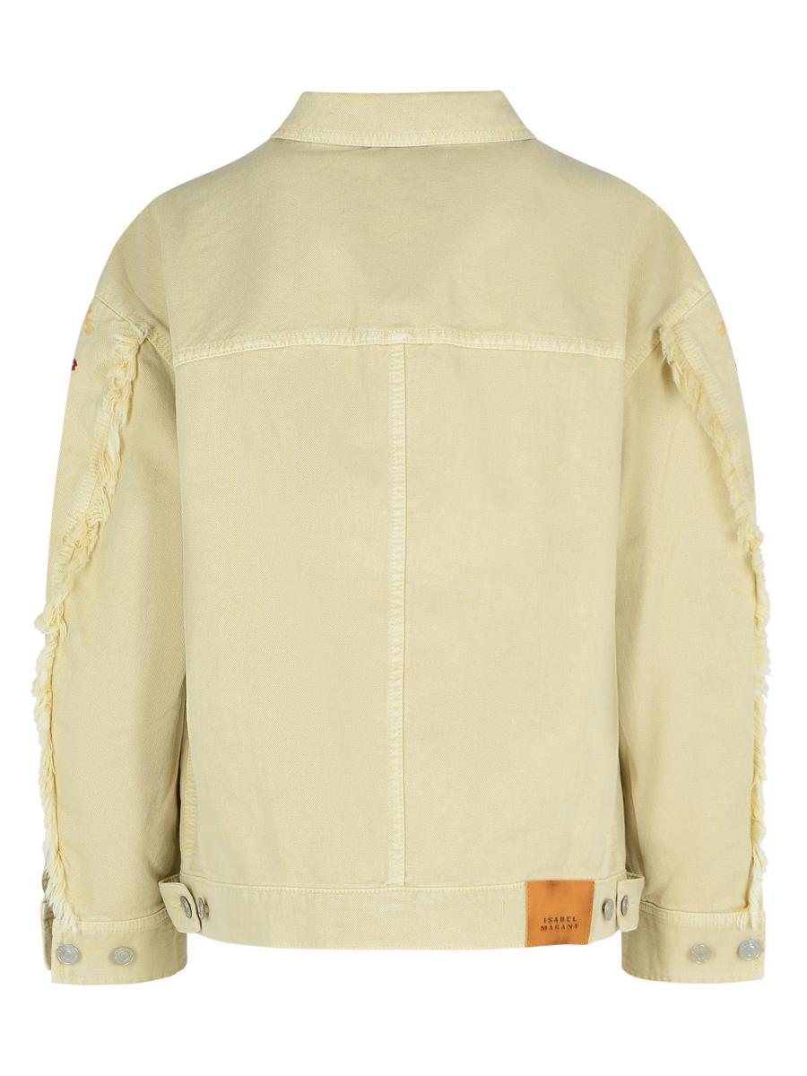 Isabel Marant Étoile 'Manona' Beige Cotton Blend Jacka