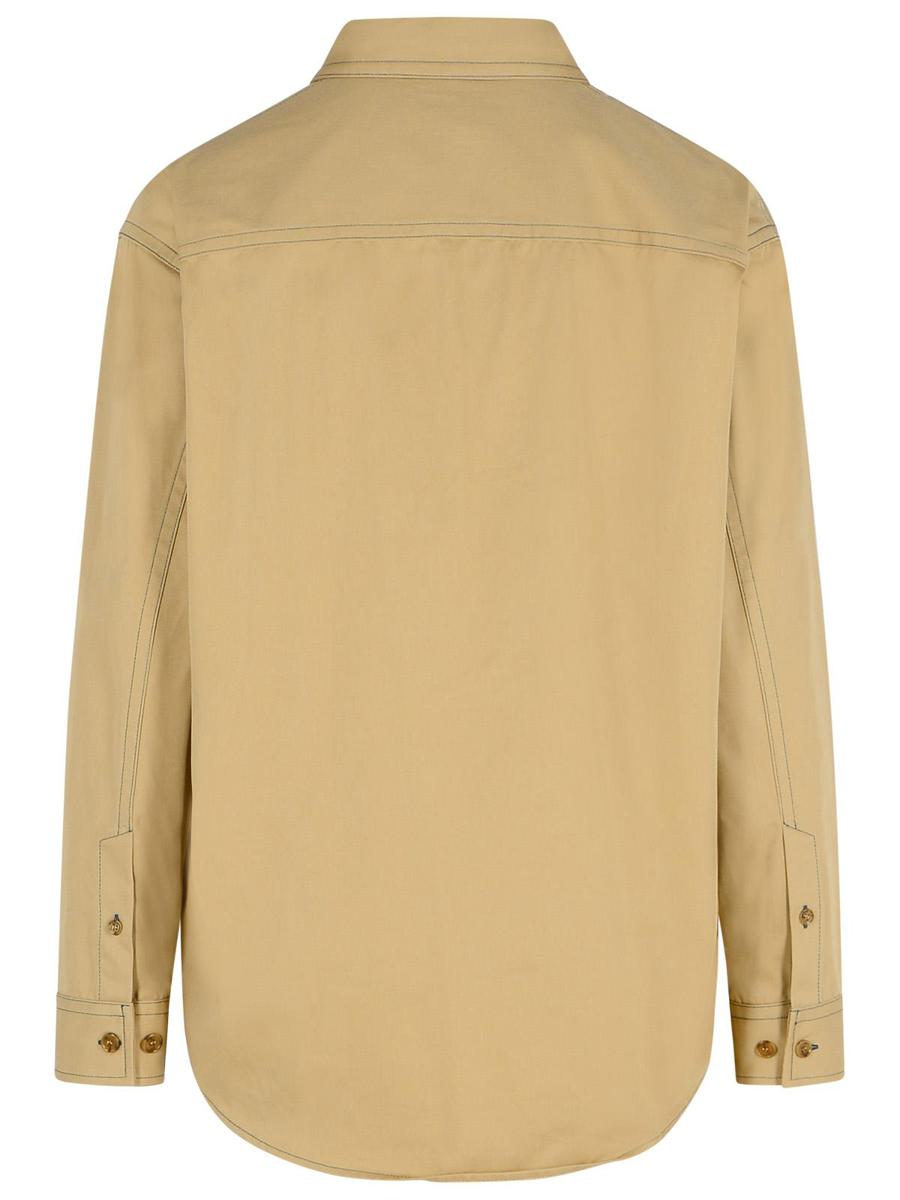 Offwhite 'Over' Beige Bomullsskjorta