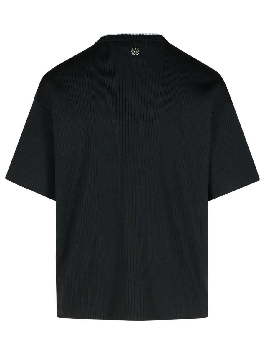 Amiri 'Jazz' svart t-shirt i viskosblandning