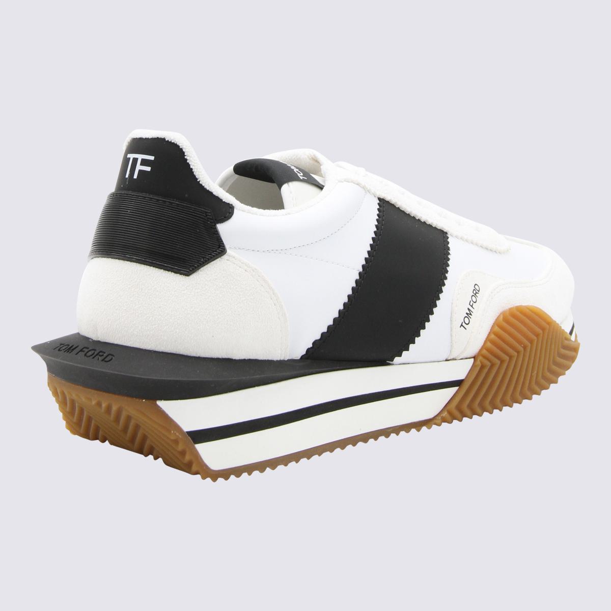 Tom Ford Vita Lädersneakers