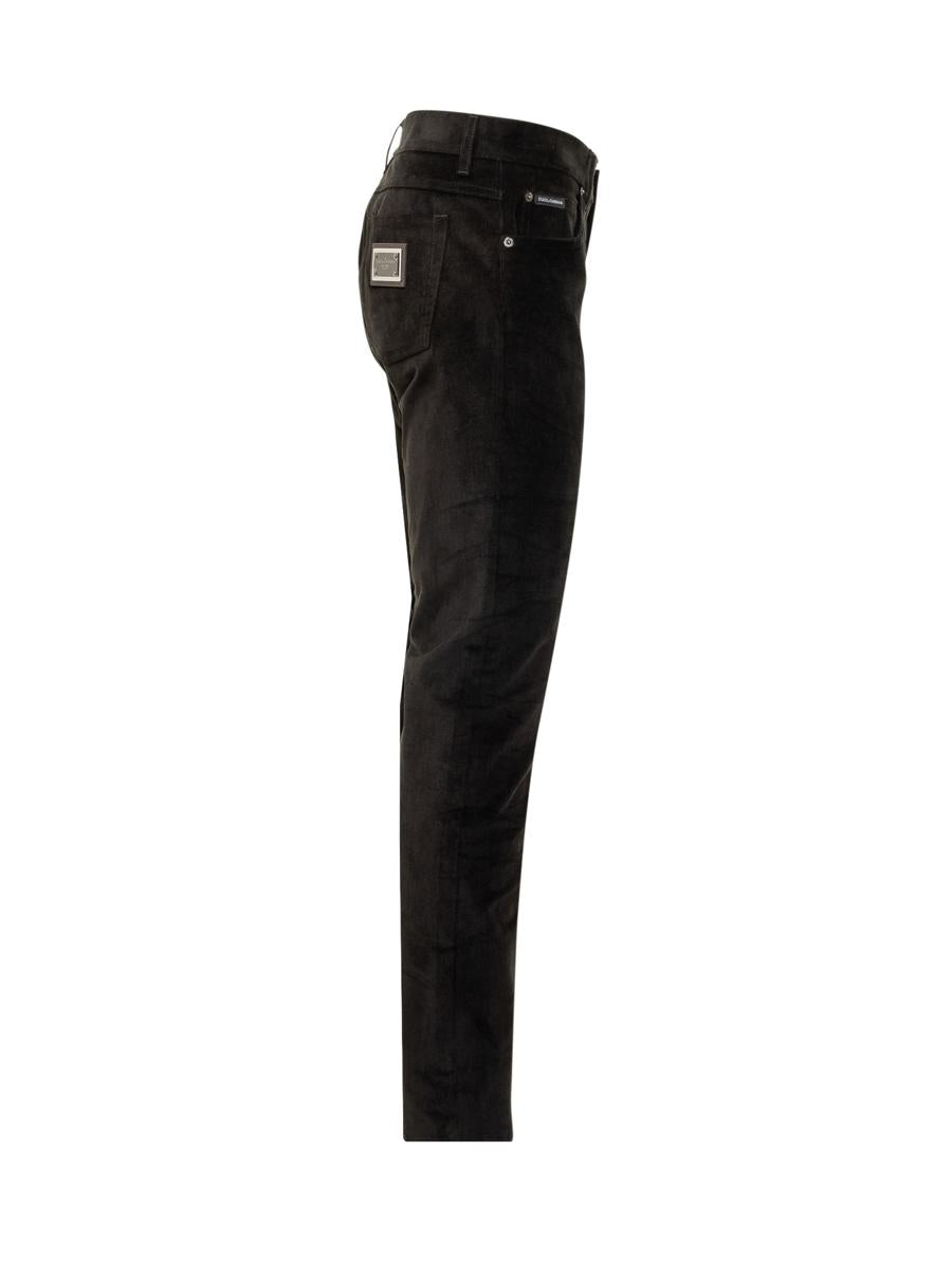 Dolce & Gabbana Dolce & Gabbana Herr sammetsbyxor