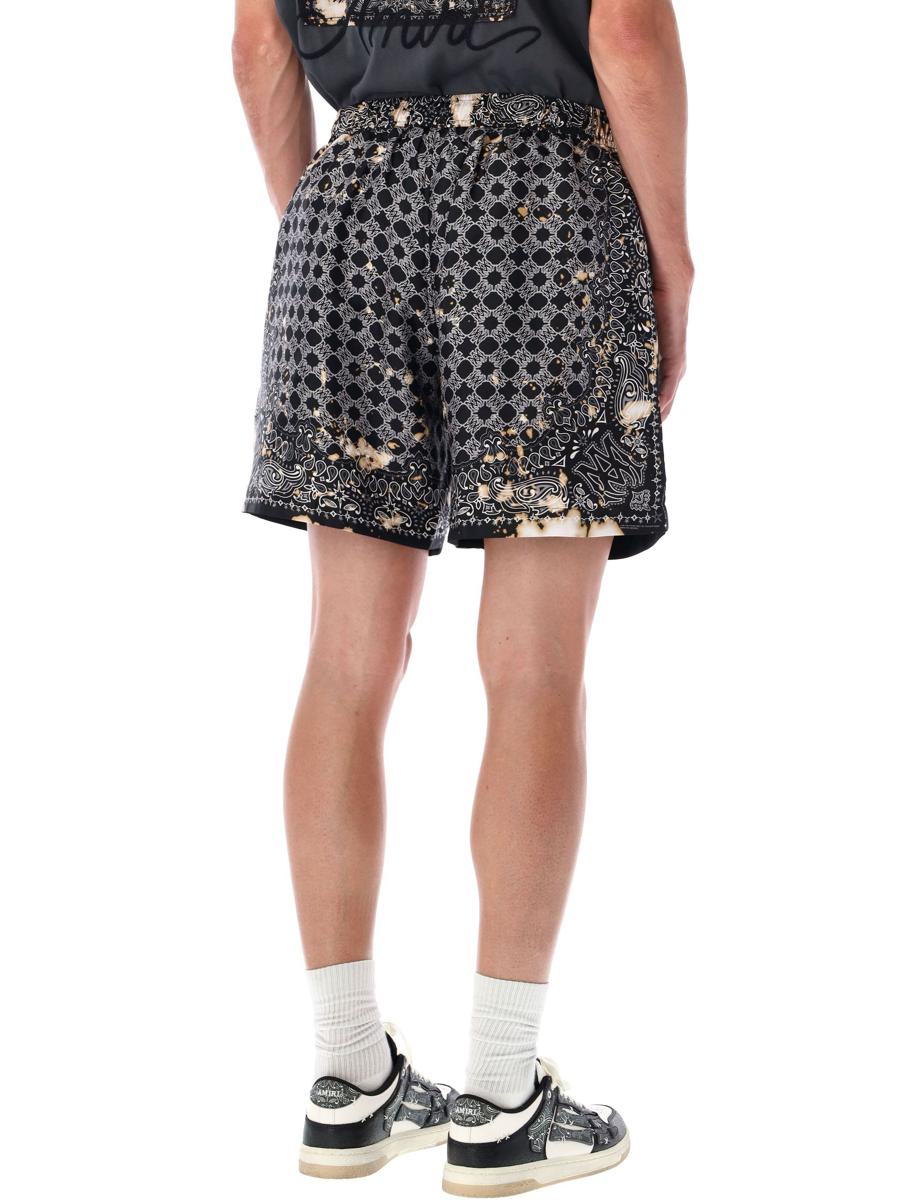 Amiri Bleach Bandana Print Sidenshorts