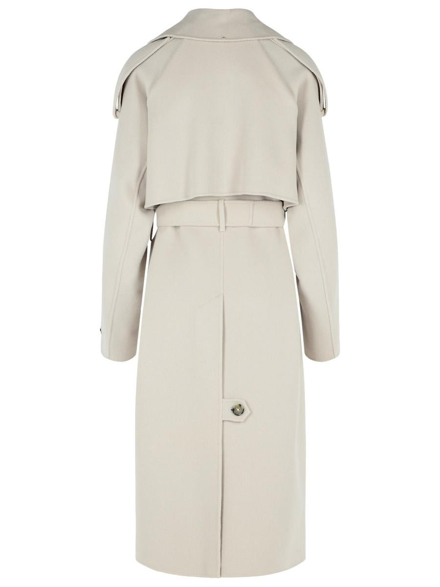 Sportmax 'Fiore' Beige Ullkappa
