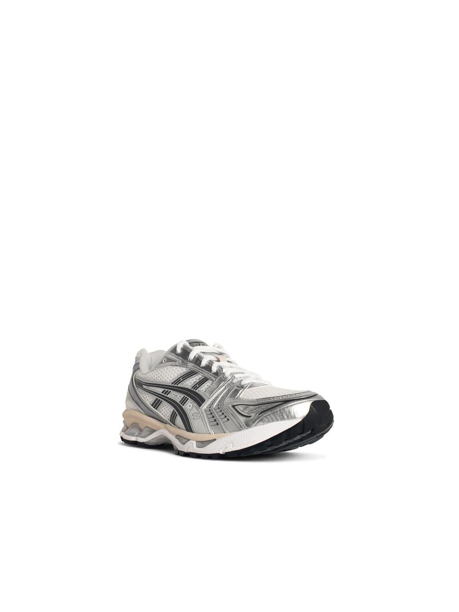 Asics 'Gel-Kayano 14' Sneakers i vitt och silverfärgat tekniskt tygblandning