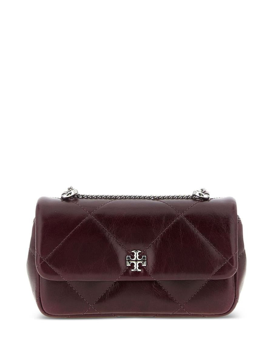 Tory Burch Kira Mini Axelremsväska i Läder