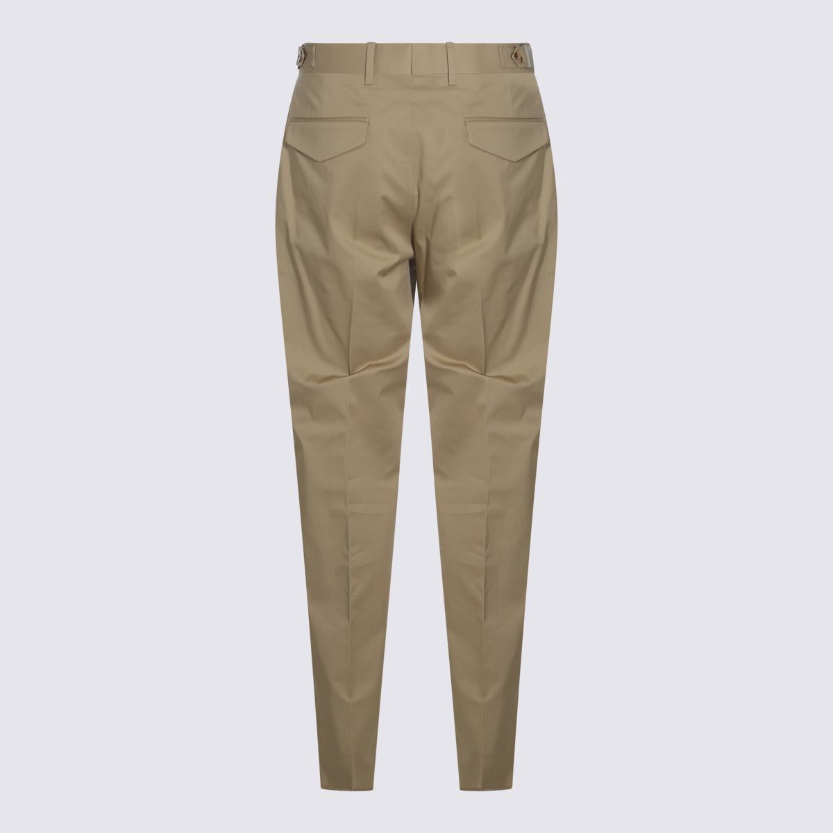 Lardini Beige Bomullsbyxor