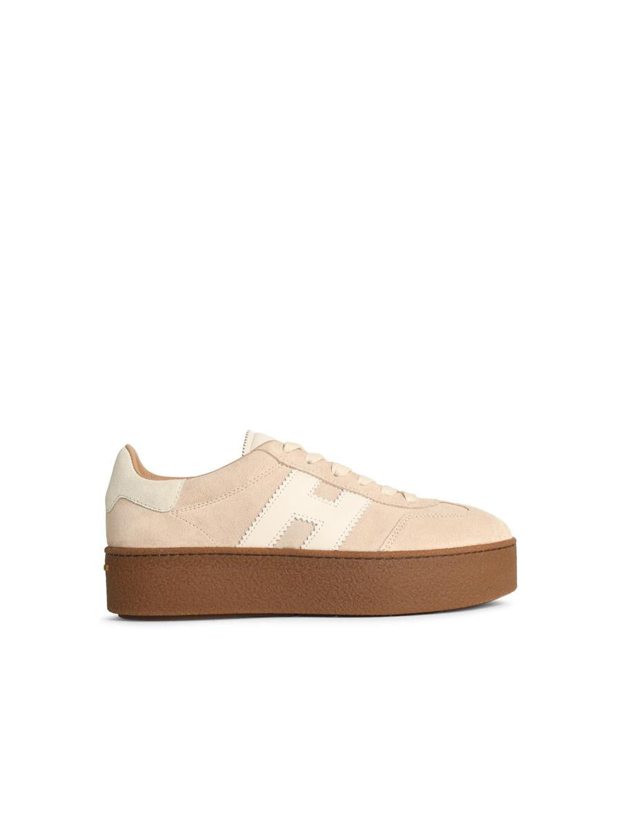 Hogan 'H681' Beige Mocka Sneakers