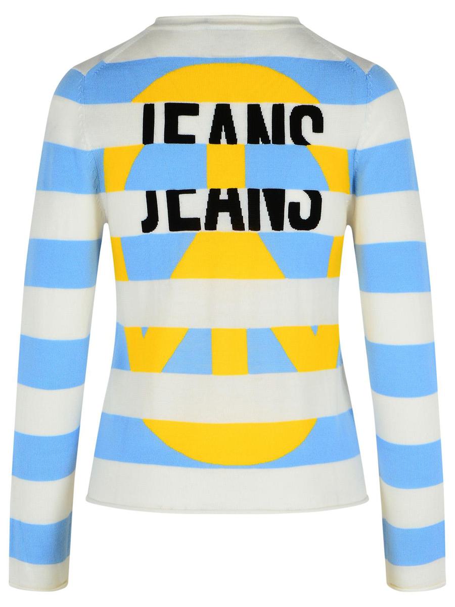 Moschino Jeans Flerfärgad Virgin Wool-tröja