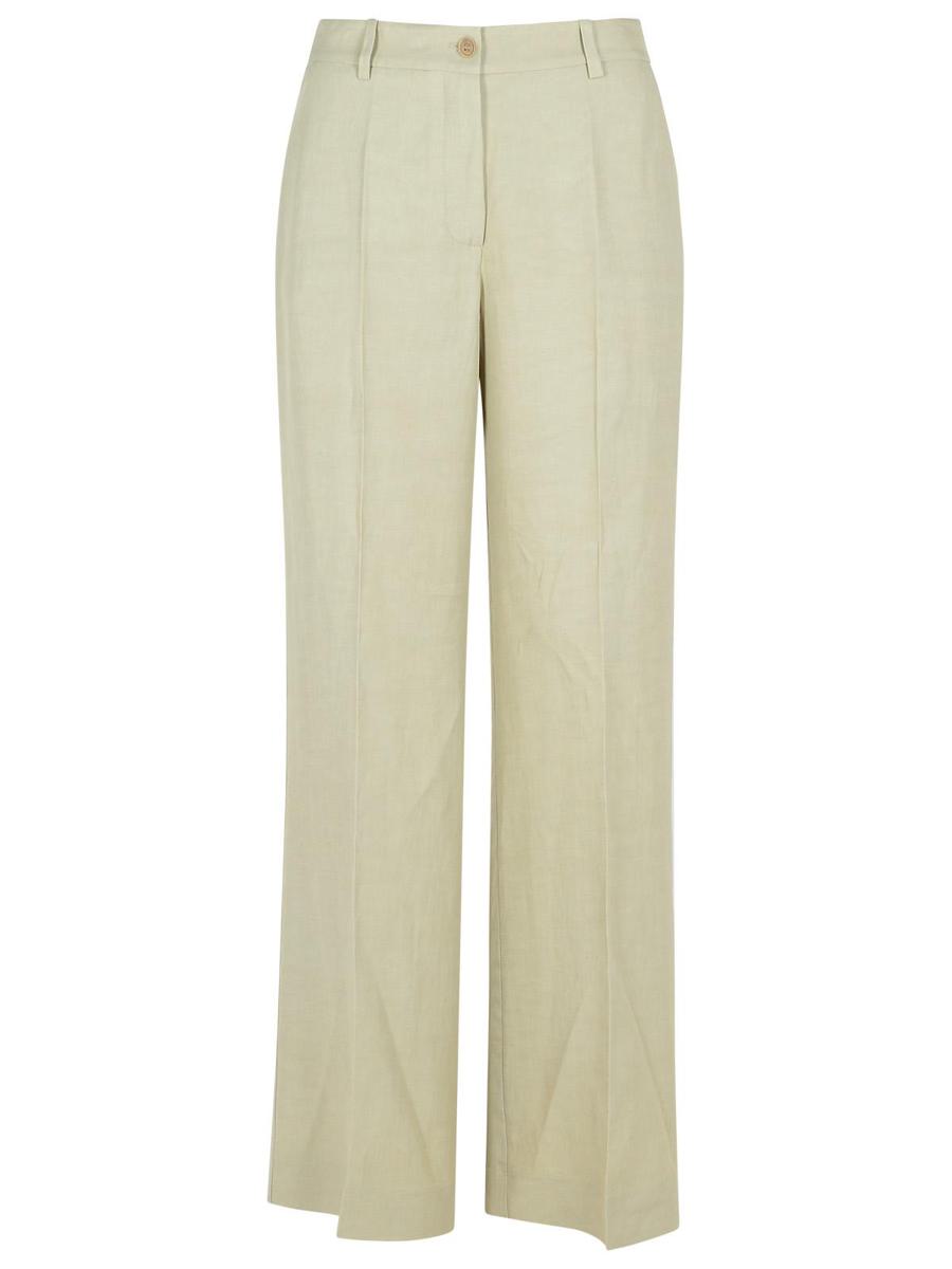 PAROSH Beige byxor i viskosblandning