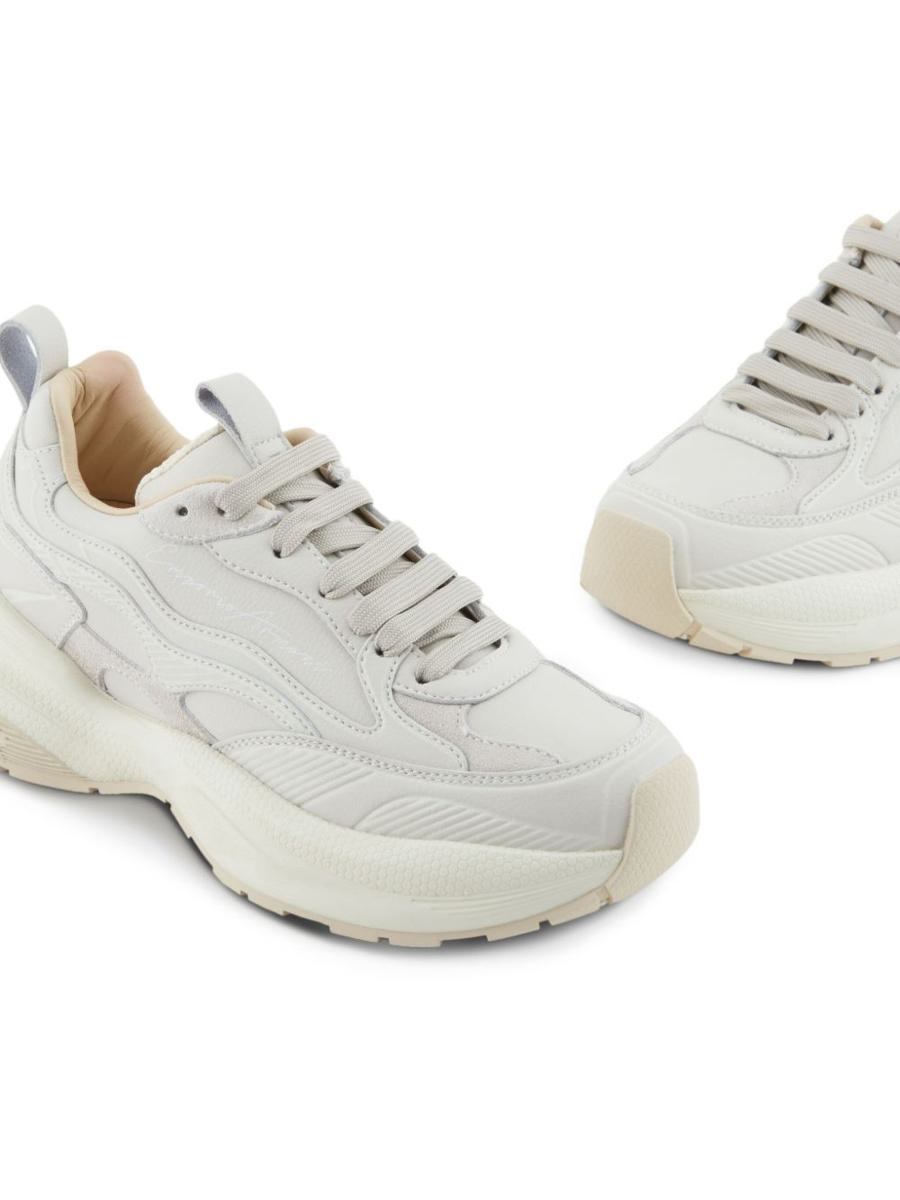 Emporio Armani Exklusiva Lädersneakers