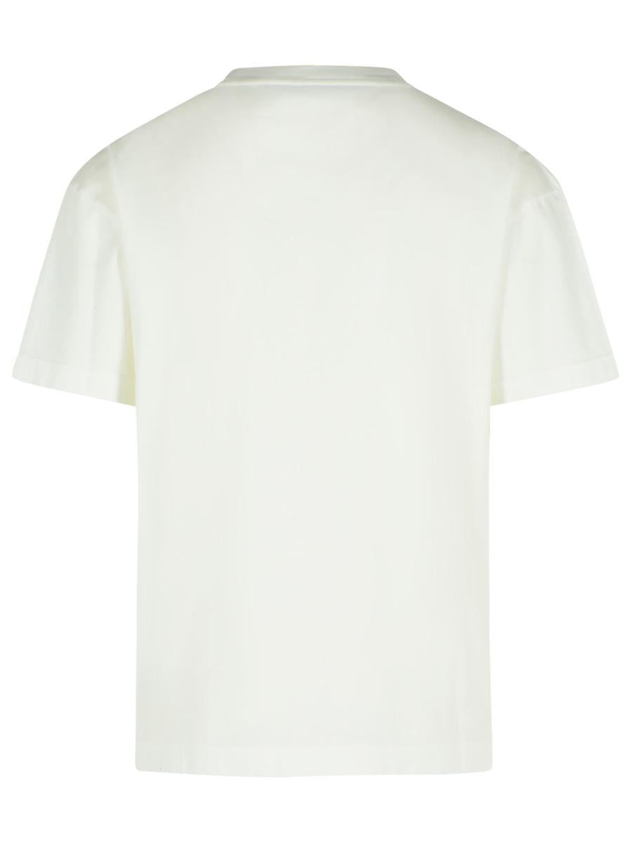 Palm Angels Vit bomulls-T-shirt
