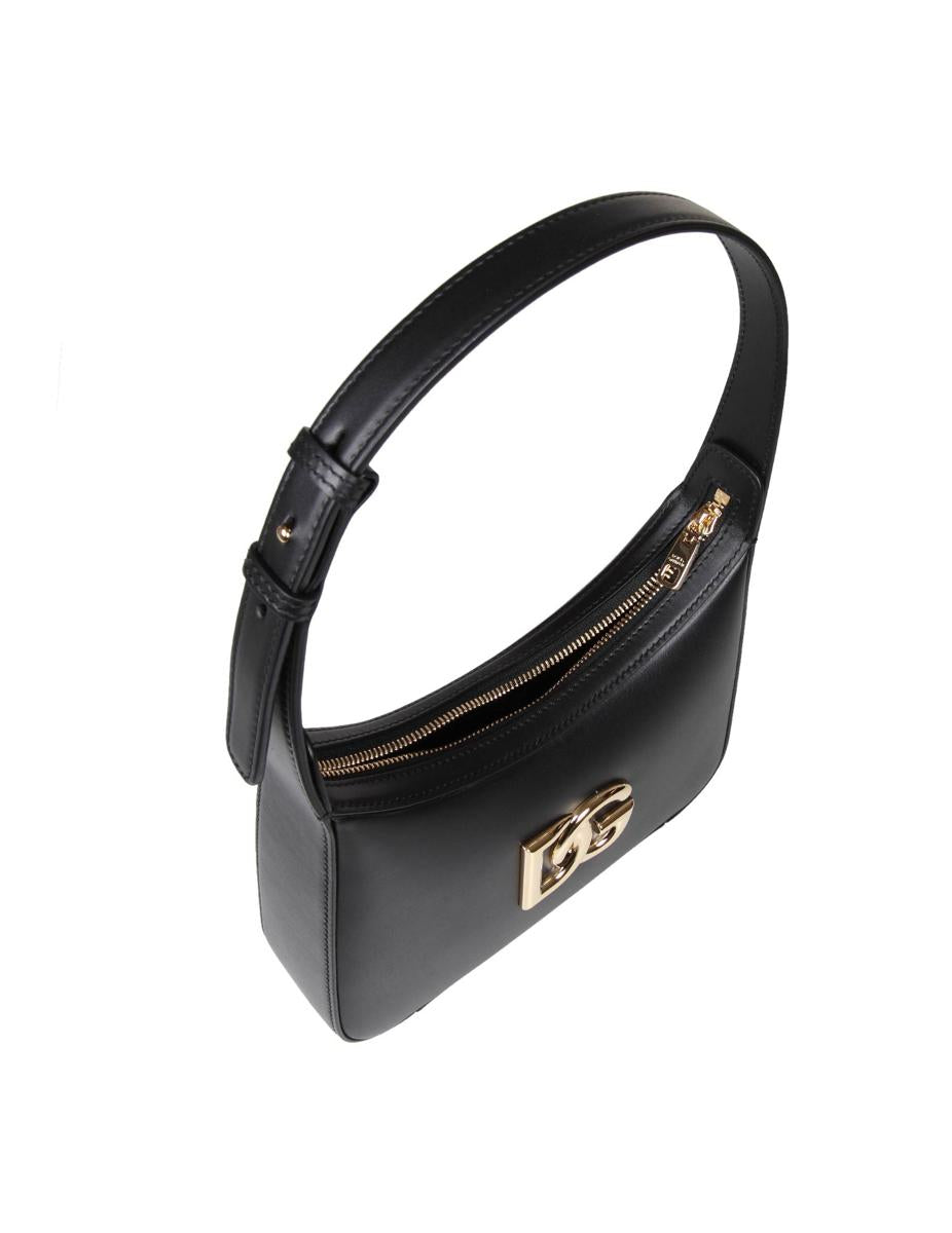 Dolce & Gabbana läderaxelväska