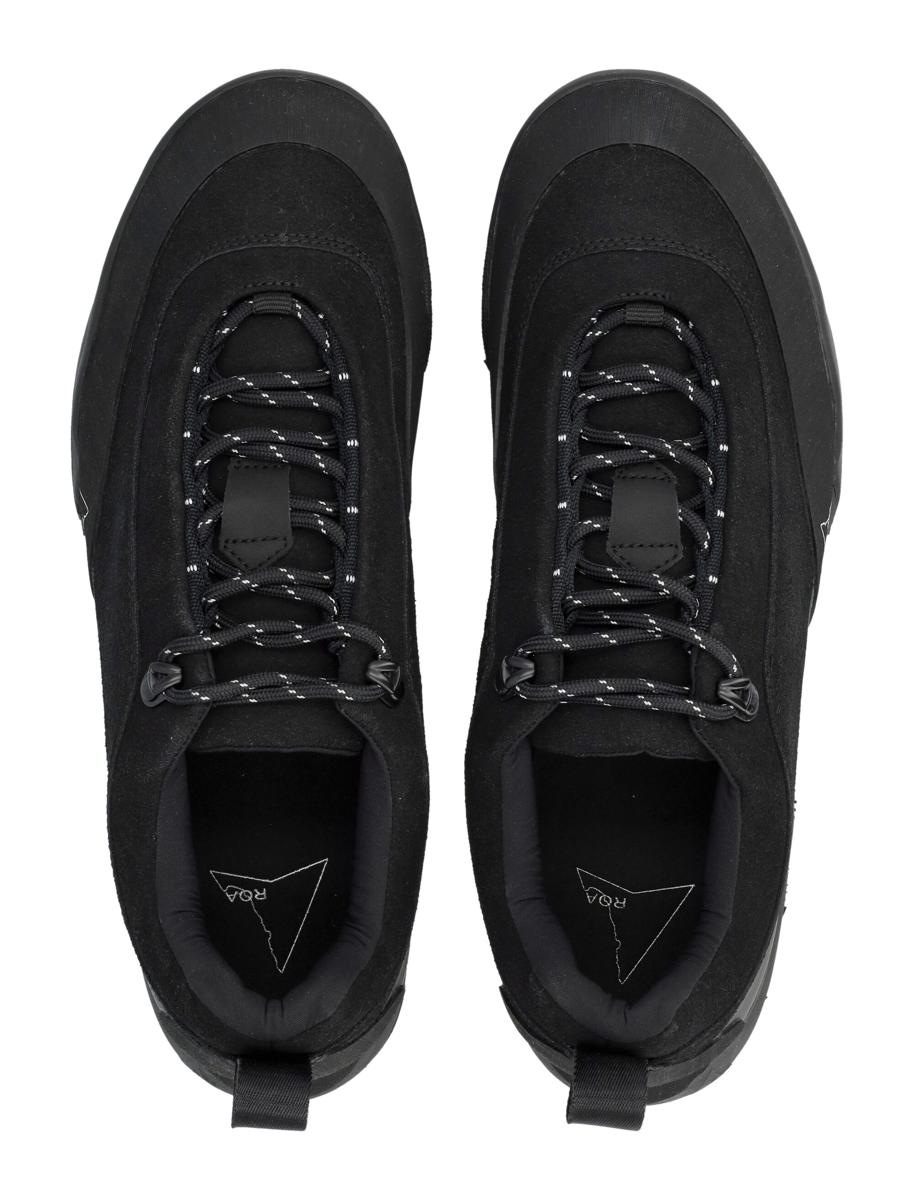 Roa Cingino Mikrofiber Vandringssneakers Svarta