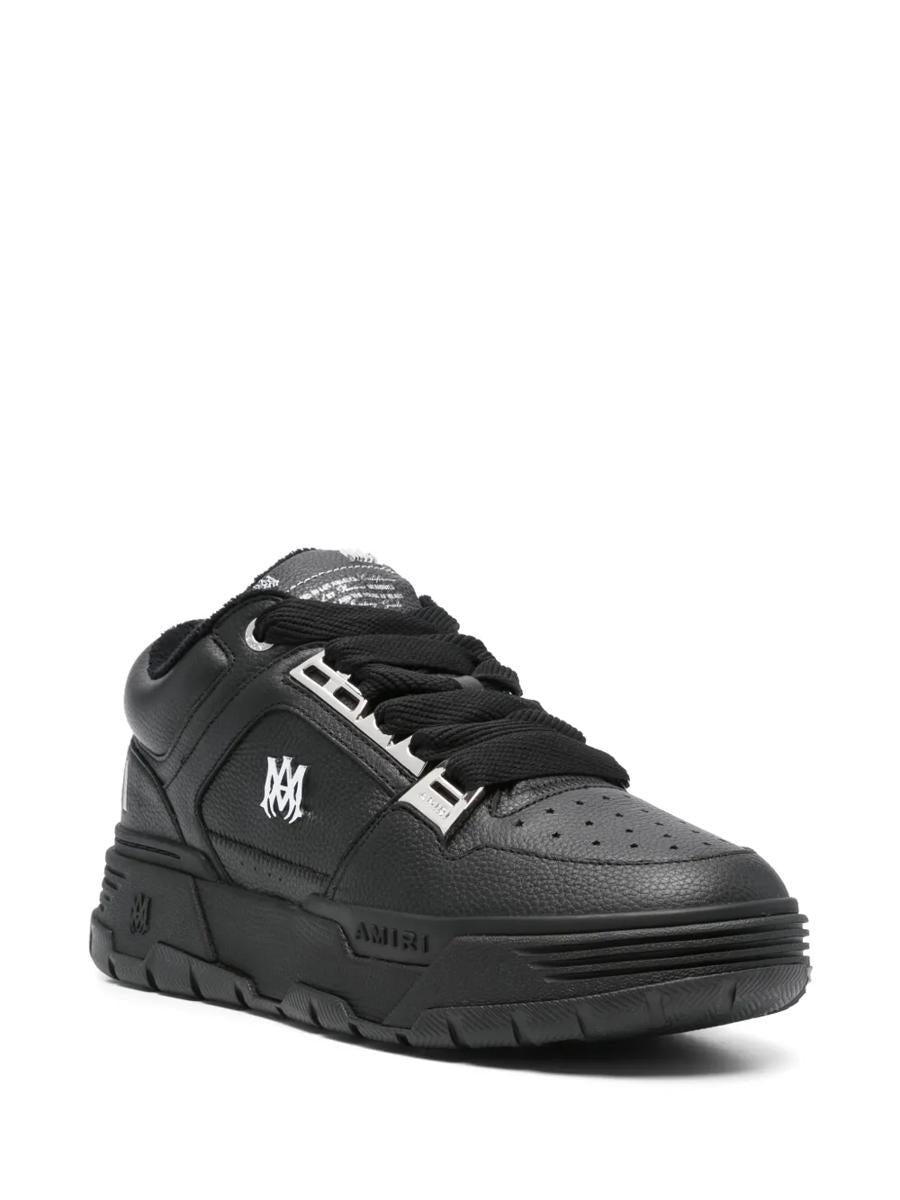 Amiri lädersneakers med logotyp