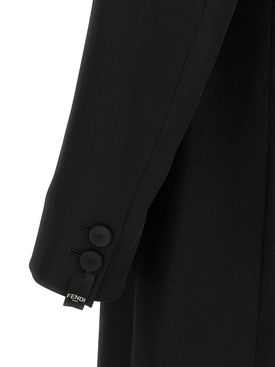 Fendi Crepe Ullkappa
