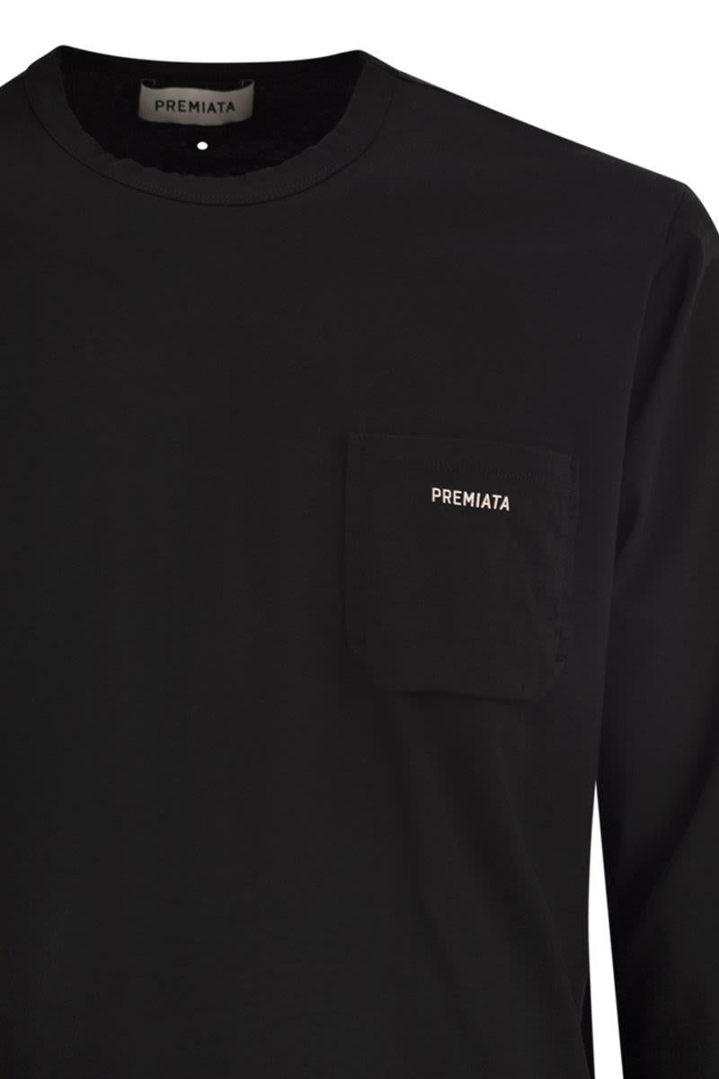 Premiata bomullsjersey-t-shirt