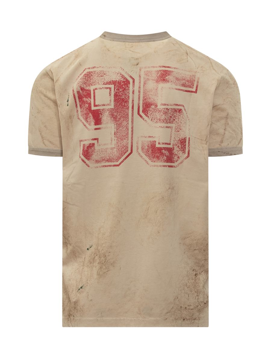DSQUARED2 Dsquared2 Vintage t-shirt med smutsig logotyp
