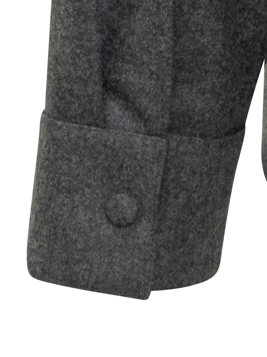 Jil Sander Jil Sander Grå Yllejacka Med Knappar